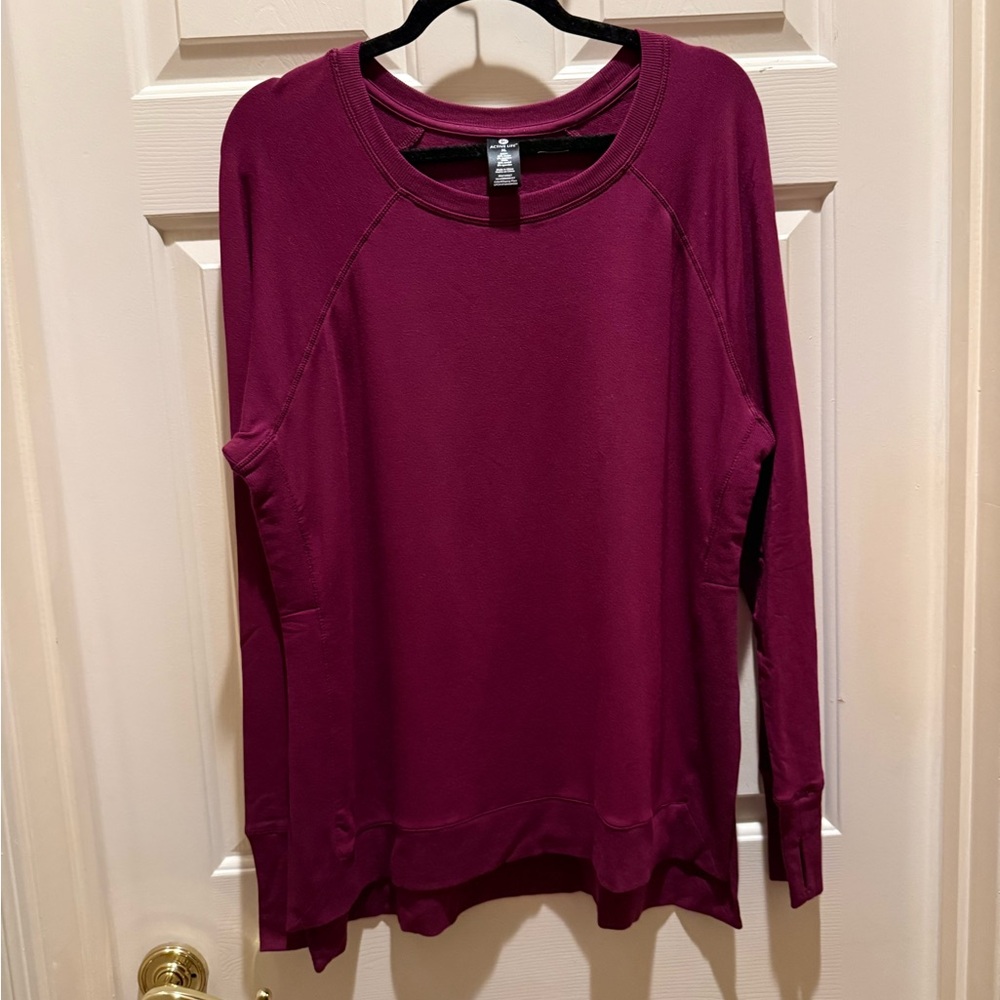 Active Life Burgundy Sweatshirt. Check measurements!